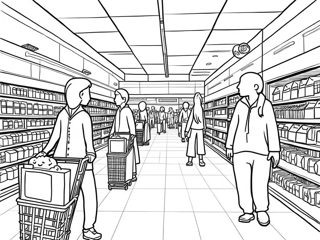 Shopping scene Greece